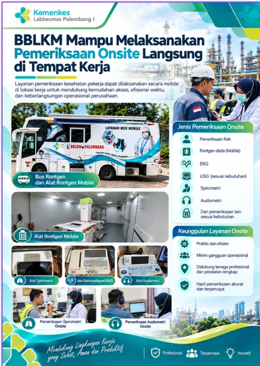 Layanan pemeriksaan onsite